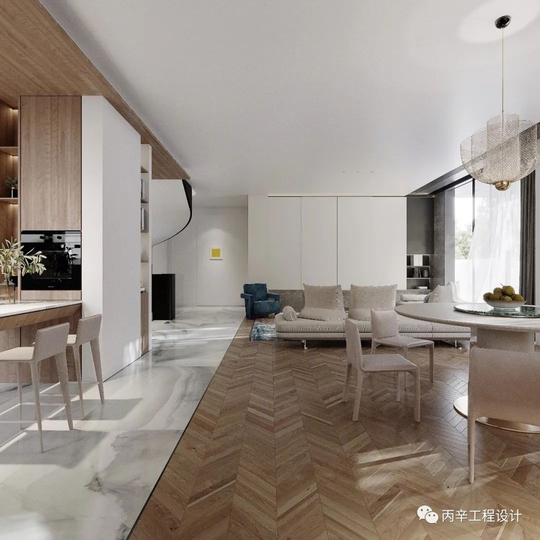 简约原木生活,空白之美·岭秀首府设计案例-12
