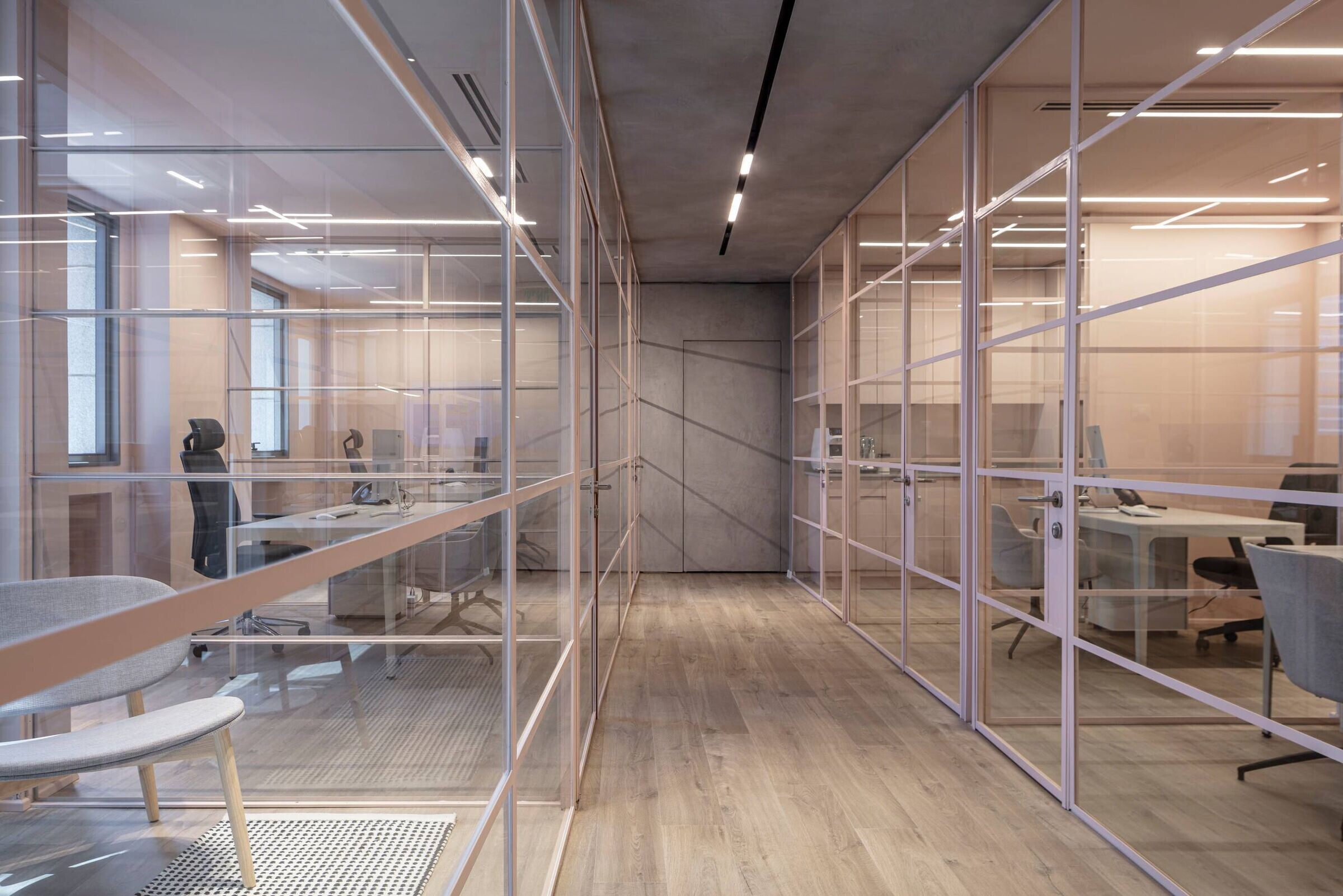 粉色保险办公室丨以色列丨Amit design studio-37