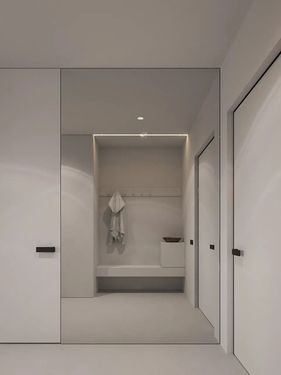 白色创意，自然美学与多代人交流的住宅设计-65