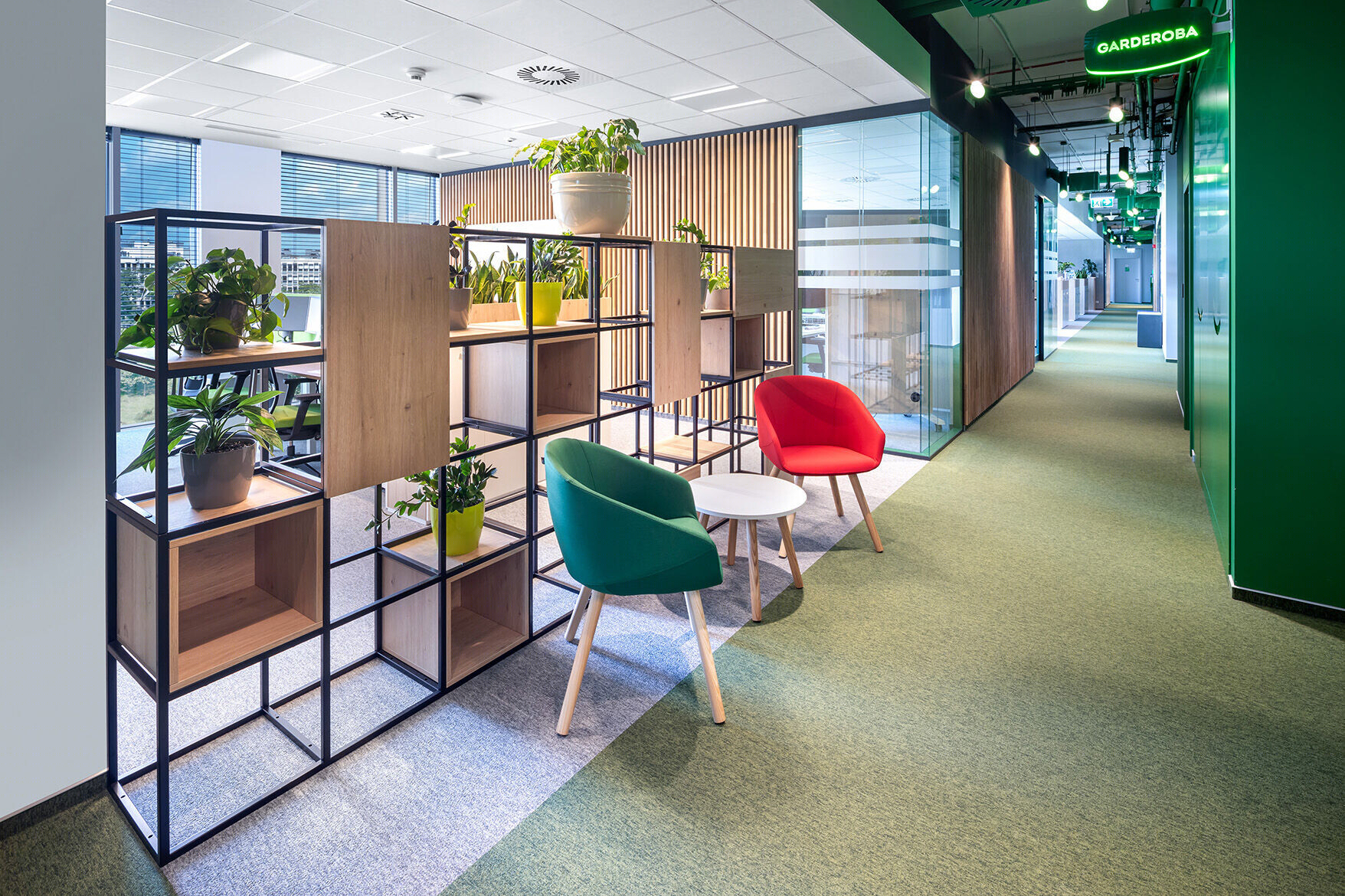 绿色生态的现代办公室设计ŻABKA 波兰 Poznań 办公室丨Trzop Architekci-23