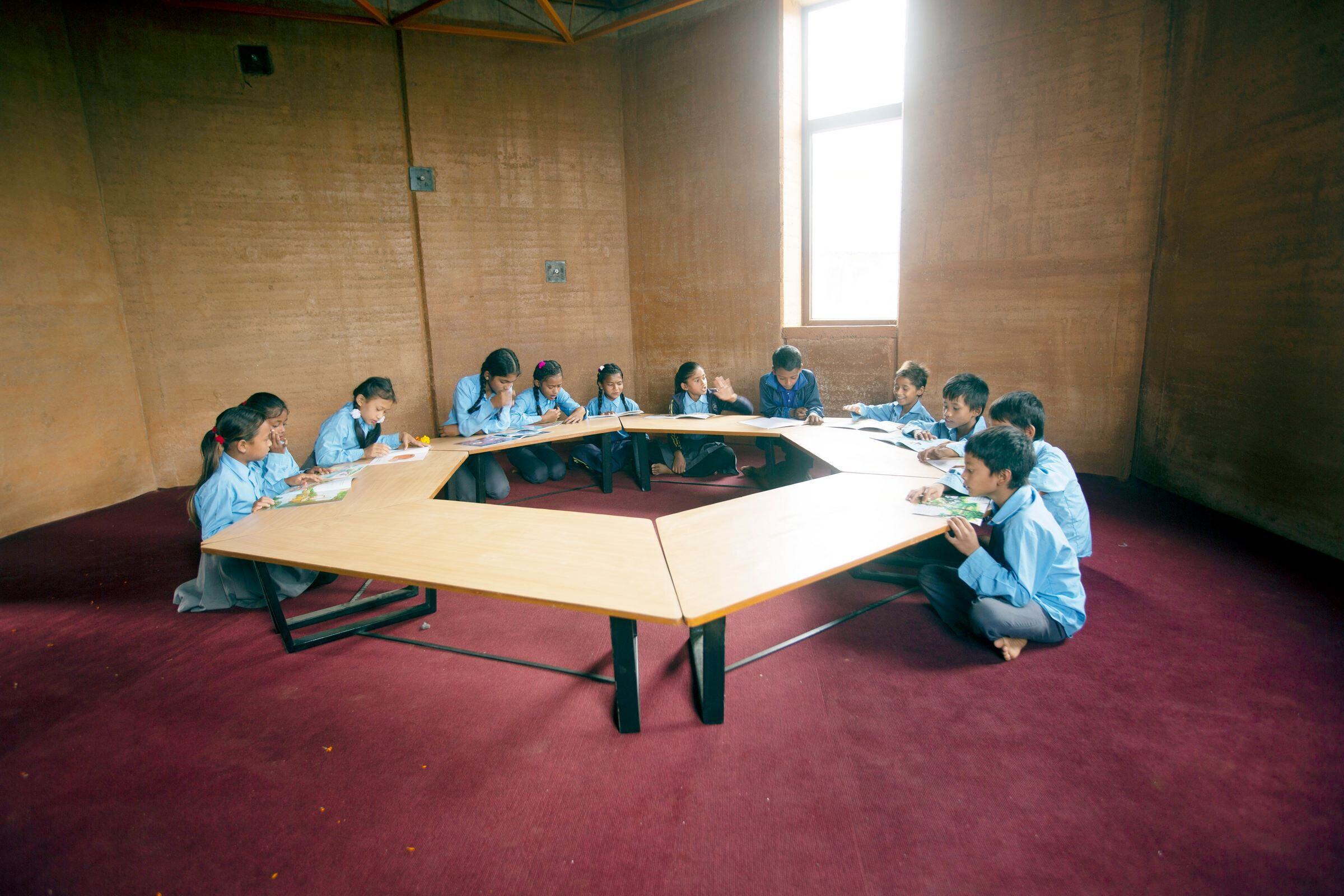 尼泊尔 Gulmeshwori Basic School丨尼泊尔巴格马蒂丨MESH Architectures-12
