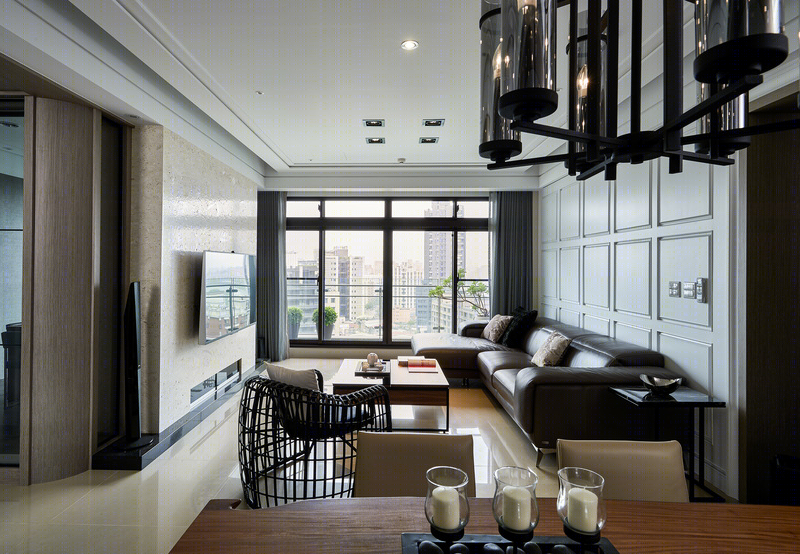 美式新古典空间的粗矿与细腻-0