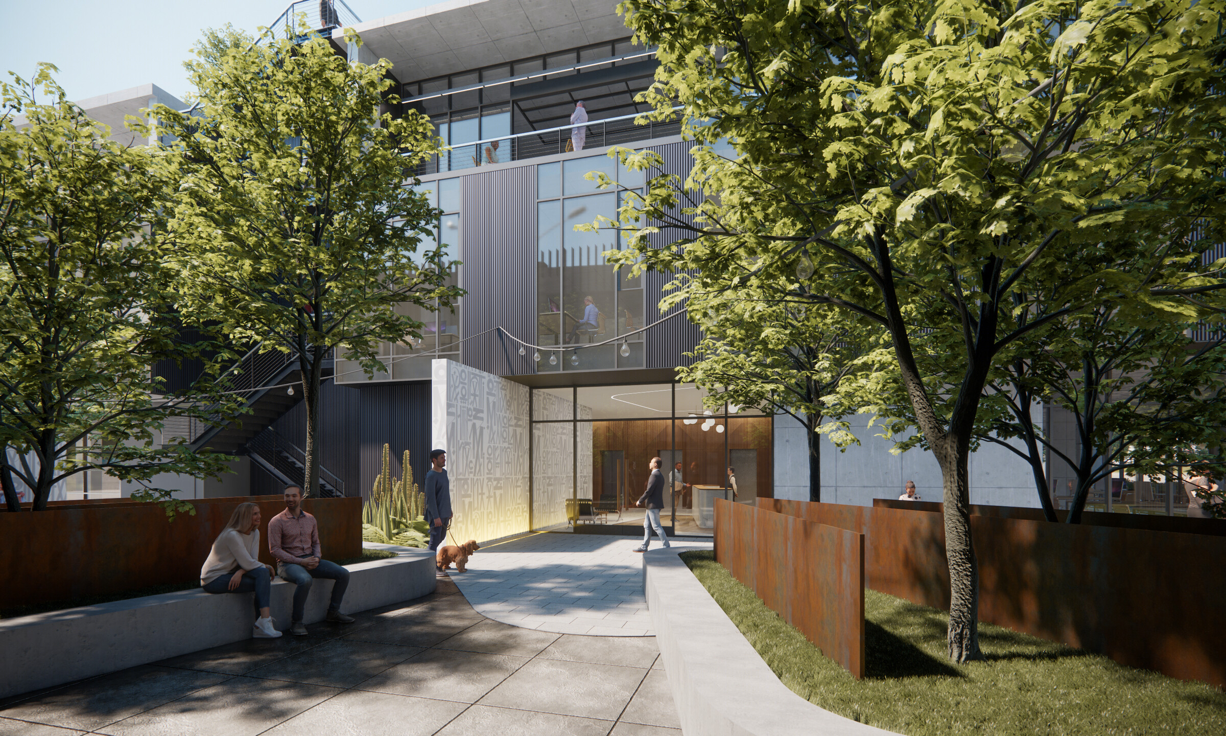 Urban Canopy 绿色办公建筑丨美国洛杉矶丨Abramson Architects-13