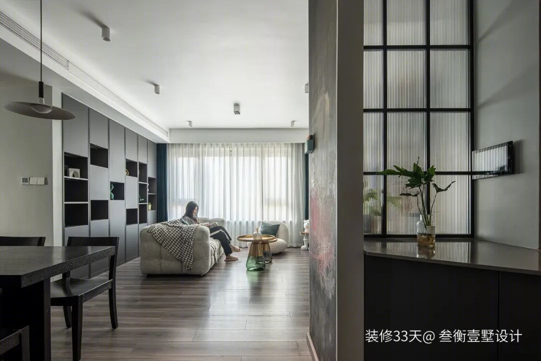 现代轻奢三室丨中国天津丨叁衡壹墅设计(天津)-7