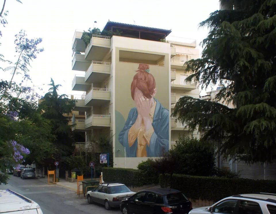 城市情绪——Dimitris Taxis 的街头壁画艺术-17