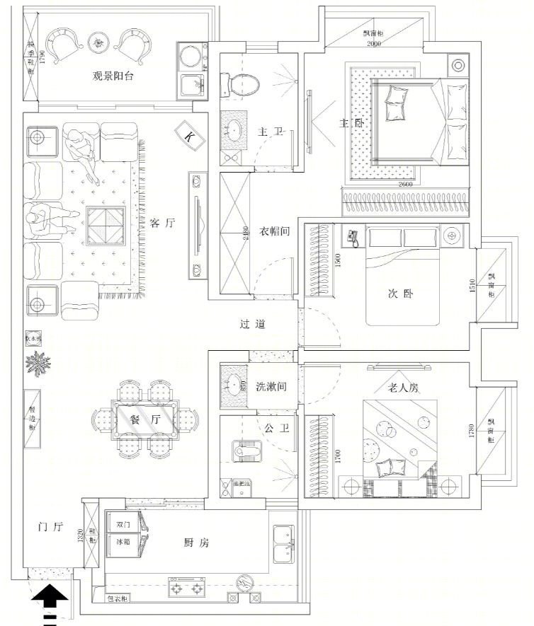 金龙星岛国际 94㎡现代简约设计，温馨自然美屋-33
