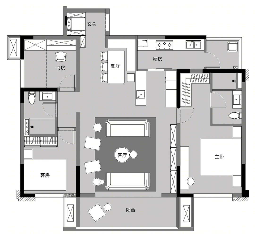 90 后小夫妻的 123m²现代简约婚居，精致、佛系、独立、有态度-55
