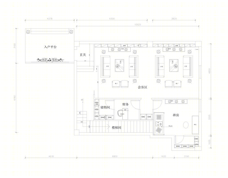 翠之语 · 北京 235㎡徽派风格玉器展厅设计-23