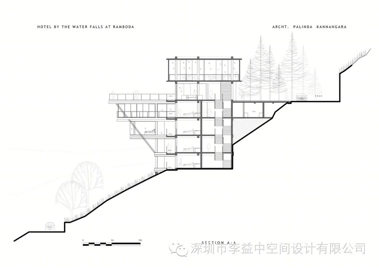 斯里兰卡瀑布酒店 | 自然与建筑的和谐融合-3