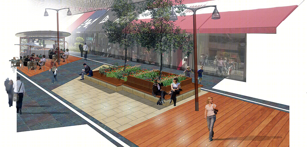 英国 Westfield 街道设计改造，增强空间互动与交流-29