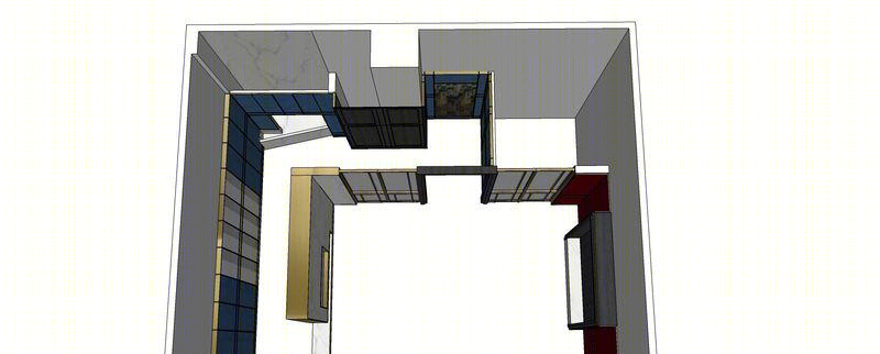 极奢主义 46m²空间打造小办公室-10