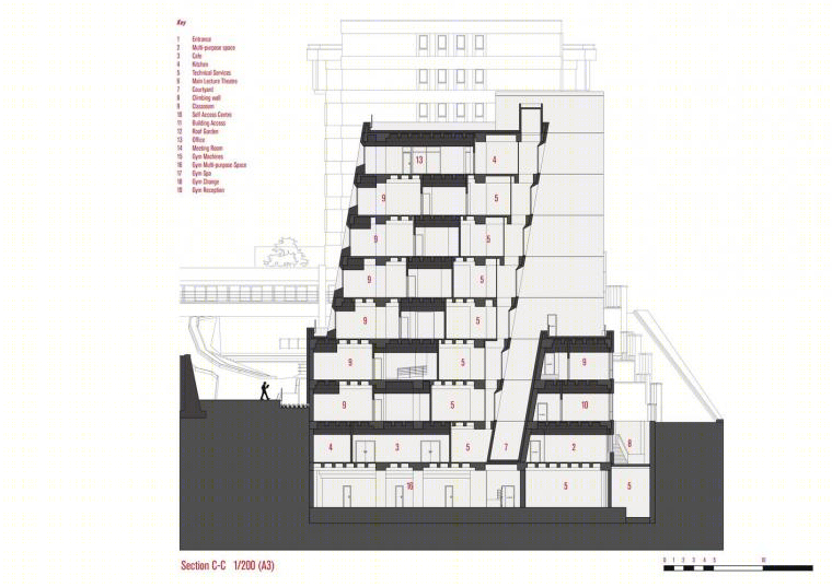 土耳其伊兹密尔经济大学外国语教学楼丨AUDB Architects-75