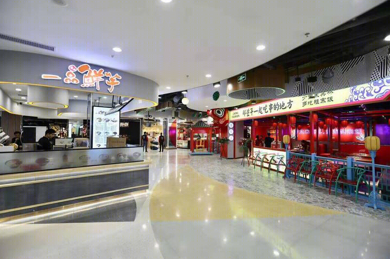 济南魏家庄万达“泉城印象”主题街区美陈-2