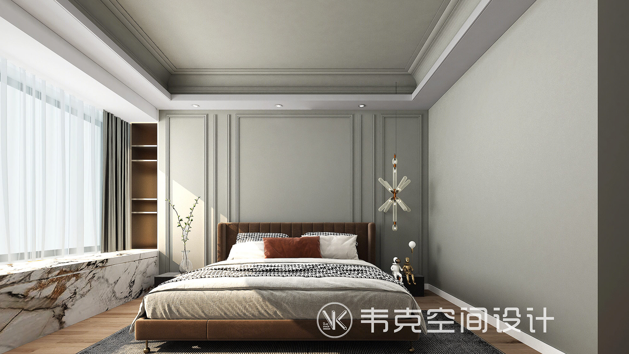 韦克丨轻奢风打造高级生活空间-18