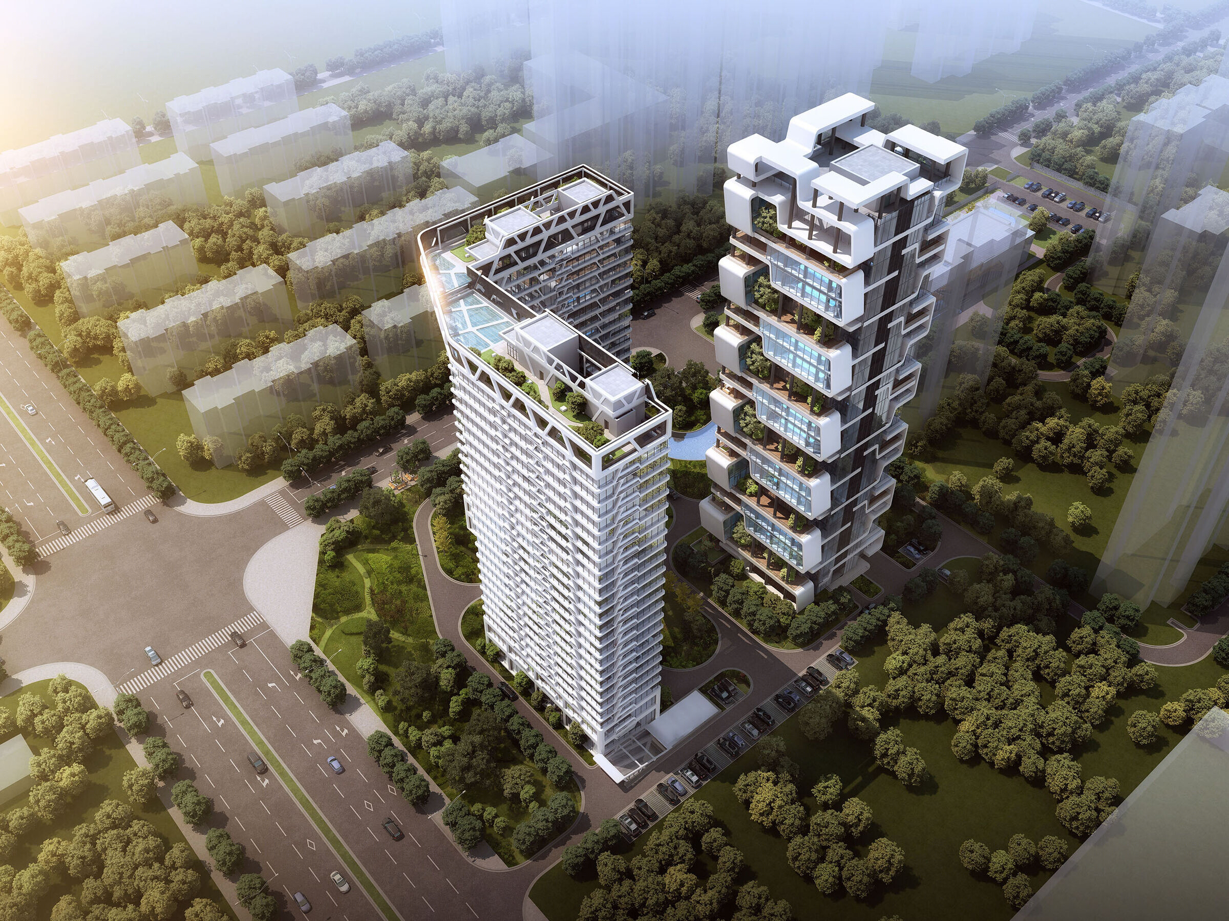 未来感十足的 Runjiang No·1 公寓设计丨中国河北丨Archimorphic-34