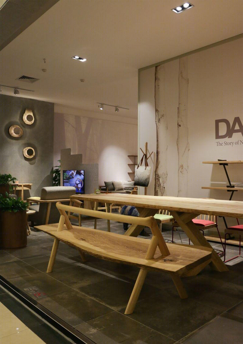 费罗娜展厅 | 简约素净，木加水泥元素展现空间美学-20