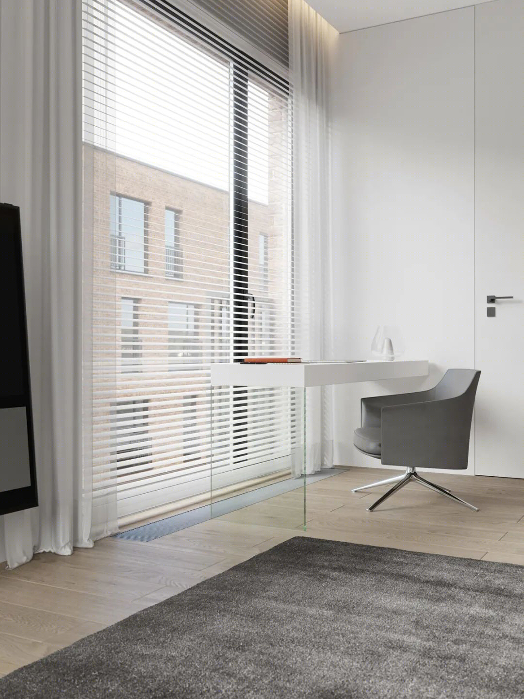 哈萨克斯坦黑白灰美学复式住宅丨哈萨克斯坦阿拉木图-39