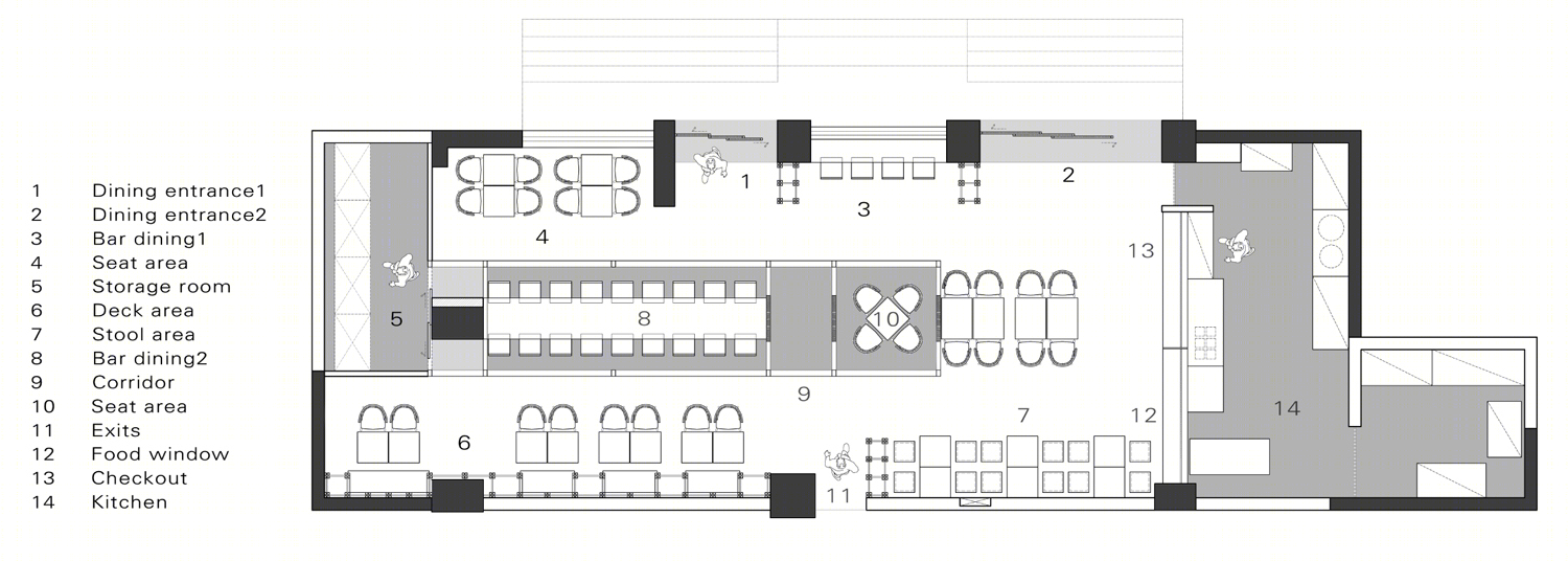 众舍空间设计 · 黄石欢易小面建筑-29