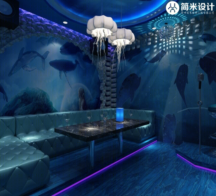主题轰趴馆设计-海洋海底主题                     -8
