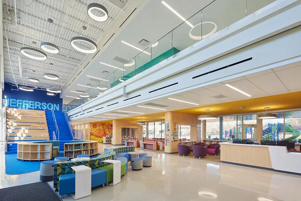 美国Jefferson Terrace Academy校园丨美国巴吞鲁日丨Grace Hebert Curtis Architects-11