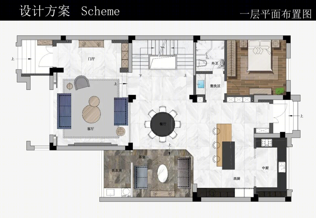 浙江湖州光明御品排屋丨中国湖州丨吴旭东室内设计工作室-18