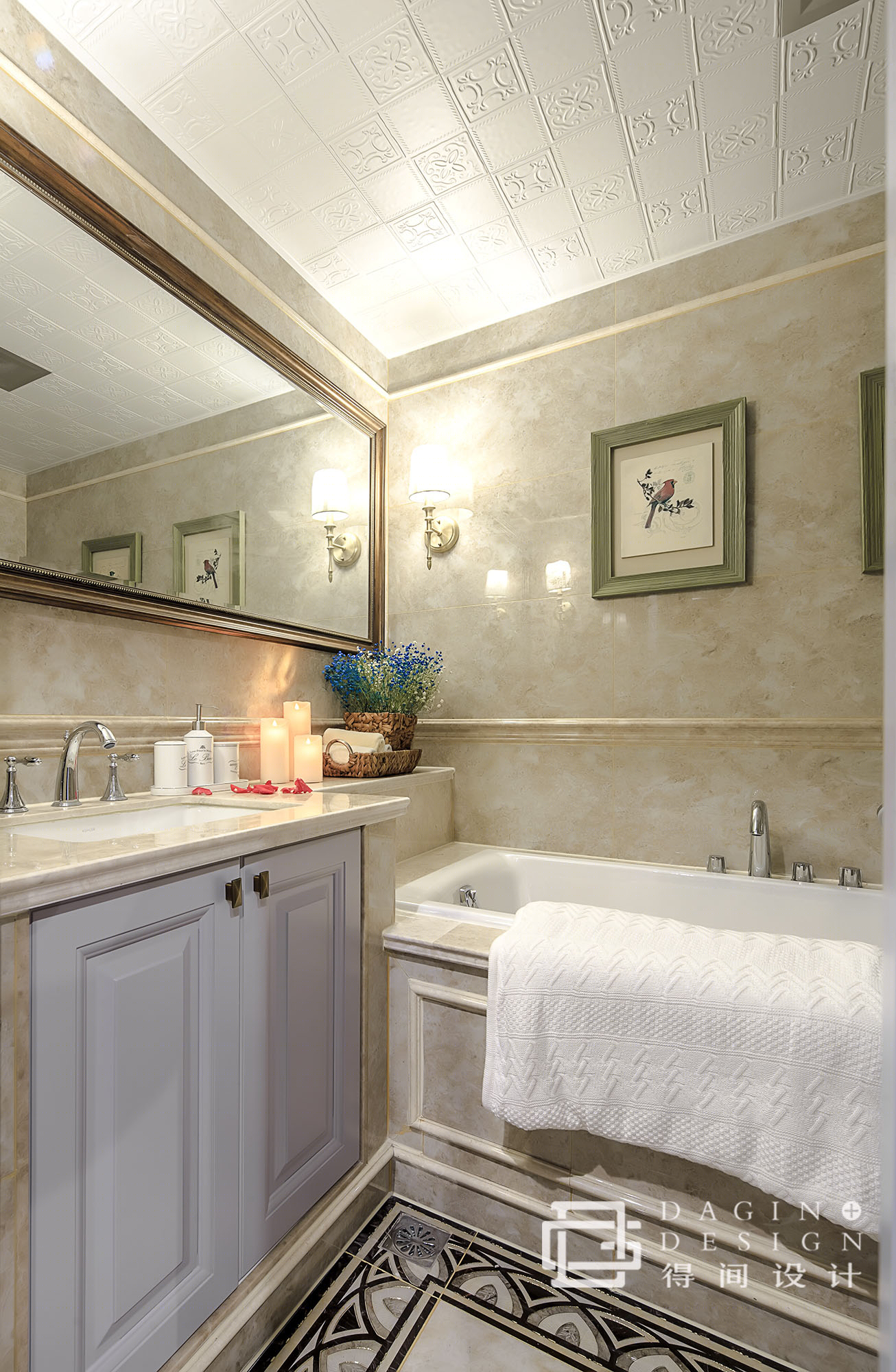 武汉得间设计 || 破茧成蝶，140㎡美式混搭家居设计鉴赏-71