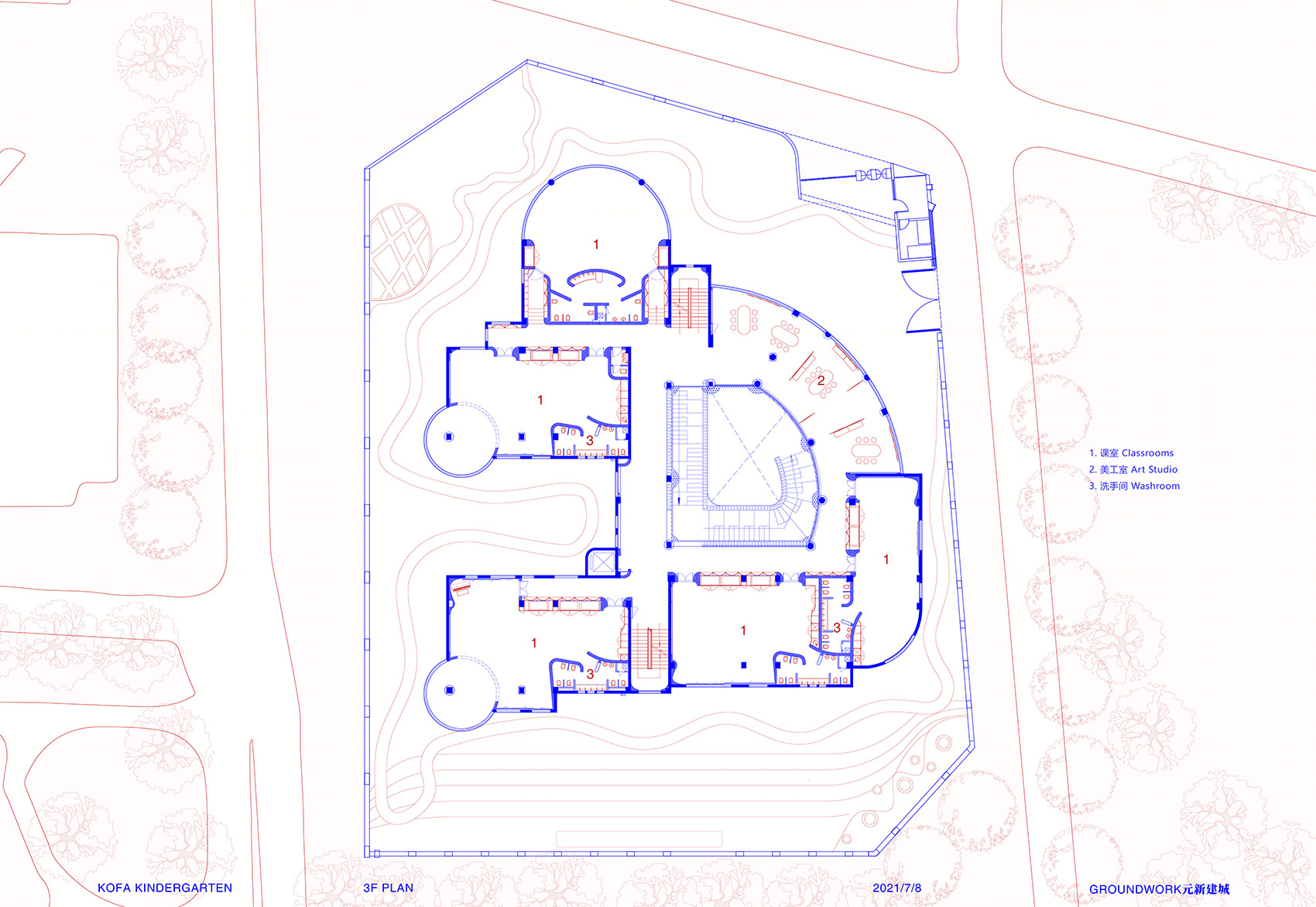 深圳科发幼儿园丨中国深圳丨元新建城（深圳）建筑师事务所有限公司-57