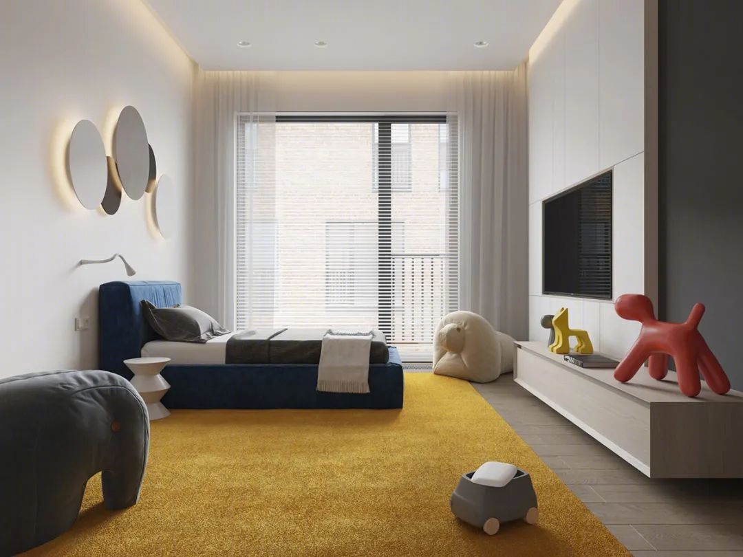 哈萨克斯坦黑白灰美学复式住宅丨哈萨克斯坦阿拉木图-40