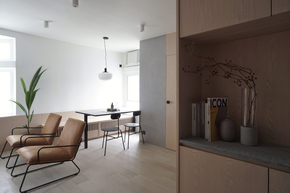 香港 TMH 公寓，自然光线与橡木元素打造宽敞开放式空间-7