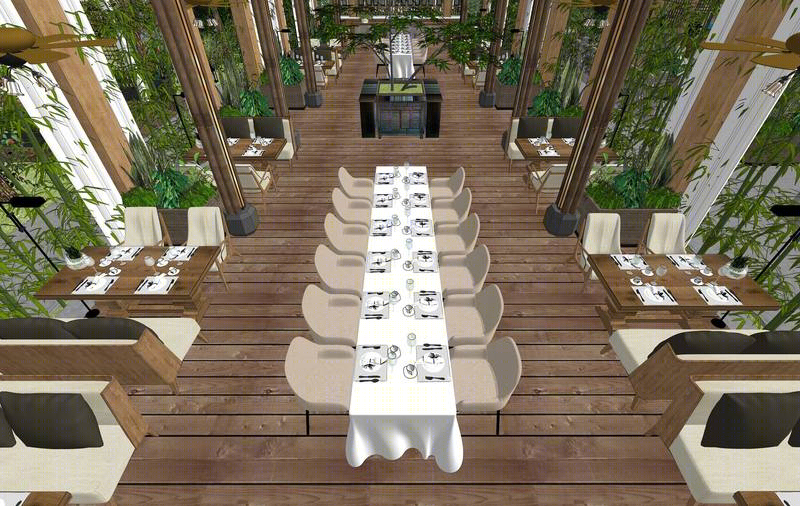 红星饭店户外就餐区景观设计-16