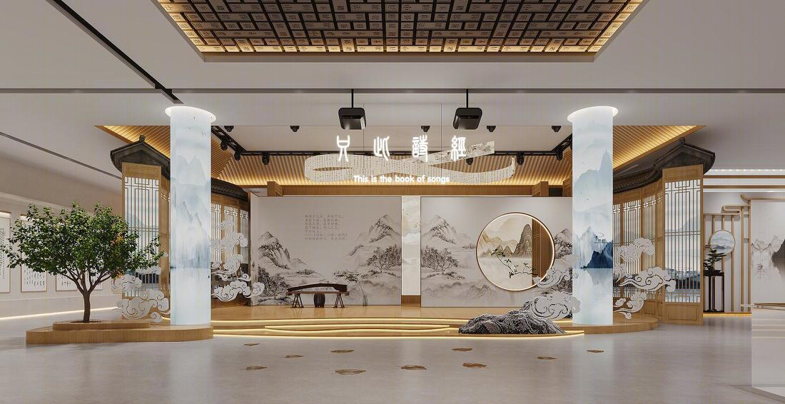 深圳信息学院诗经文化传承基地丨中国深圳丨深圳中良装饰设计工程有限公司-6