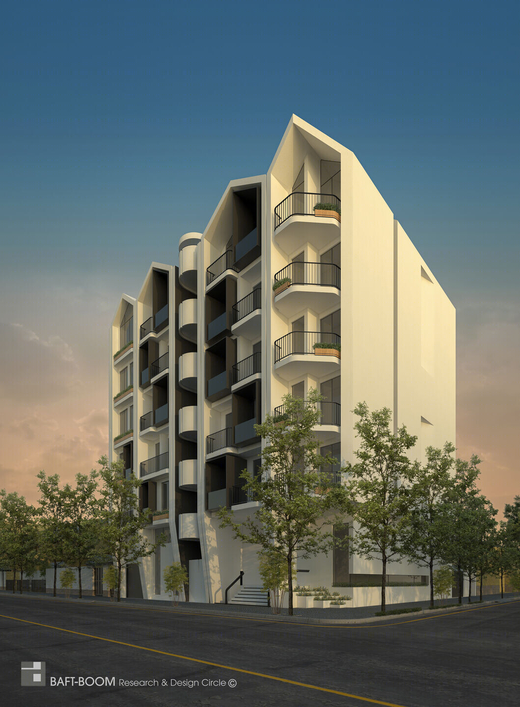 MAAN 住宅楼丨伊朗德黑兰丨BaftBoom Research & Design Circle-5