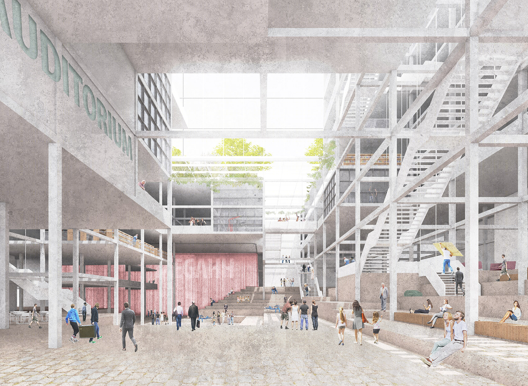 汉堡超级图书馆 · 数字化知识空间结合互动理念丨德国汉堡丨建筑文化学院(aac)-31