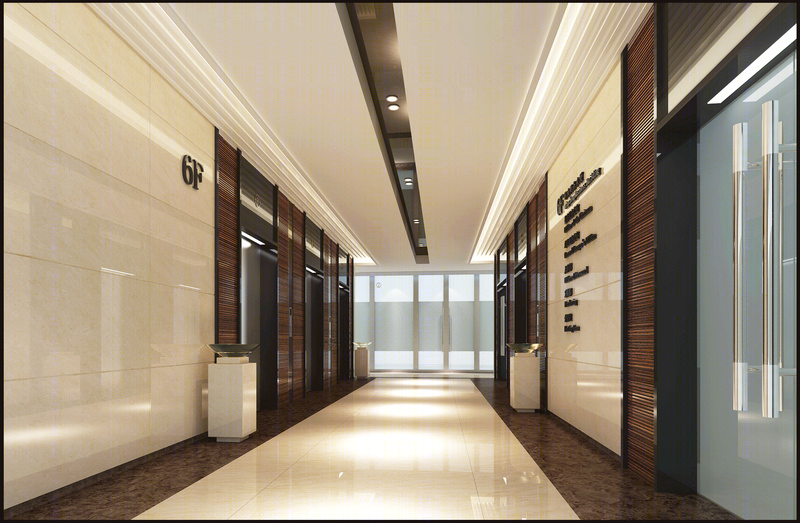 欧东强丨办公建筑丨办公大楼大堂及公共空间设计-5