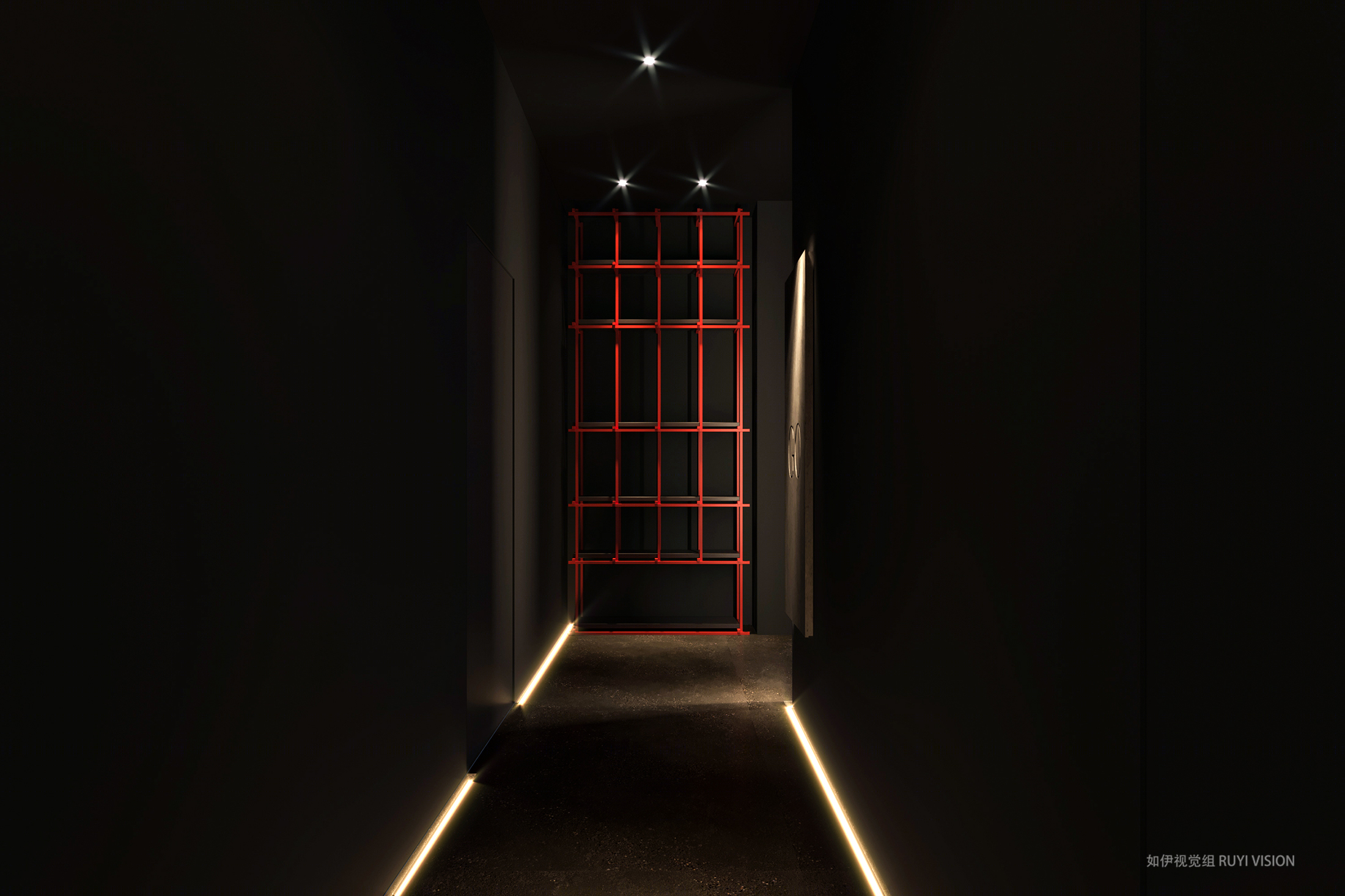 如伊视觉餐厅展厅空间设计-10