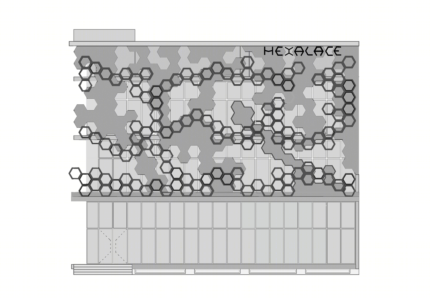 印度 Hexalace 开放式零售建筑 | 遮荫呼吸的混凝土艺术-19