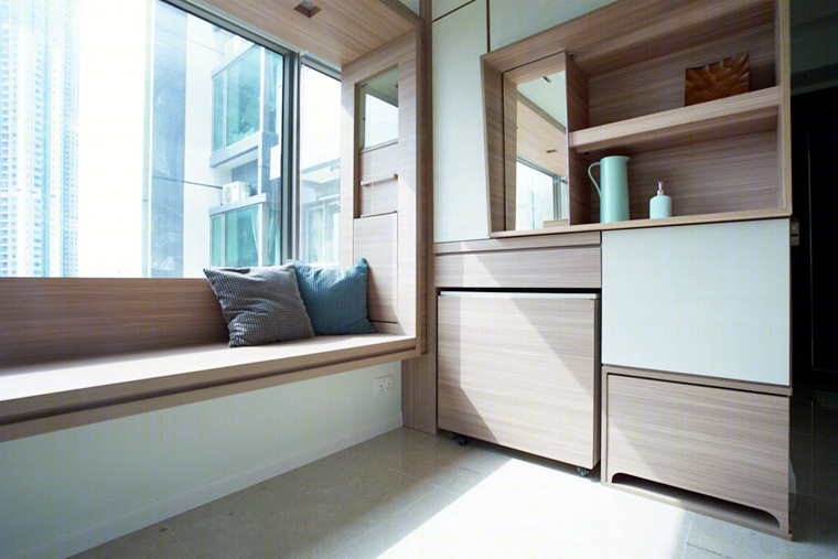香港46㎡收纳型住宅-7