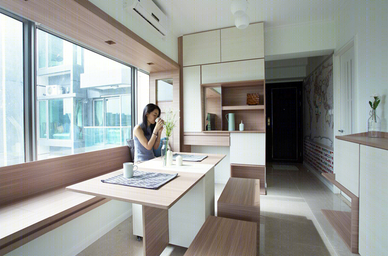 香港46㎡收纳型住宅-9