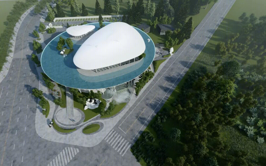 熊猫主题的“卧云台”丨中国四川丨小隐建筑-42