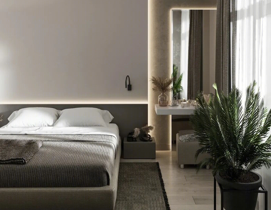 102㎡简约清新公寓 | 惬意生活的温暖设计-15