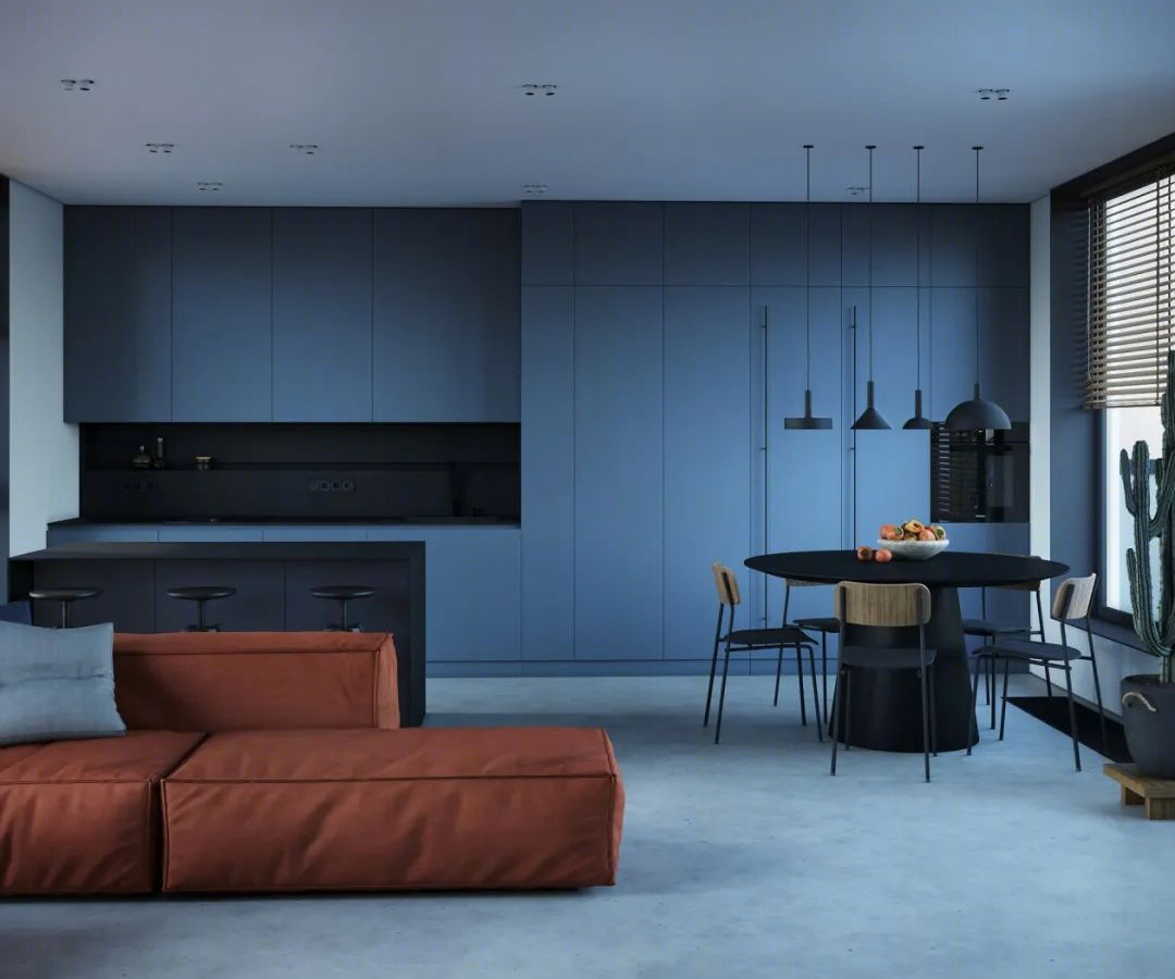 撞色空间，颜值爆表 | 知名设计师打造梦幻家居-1