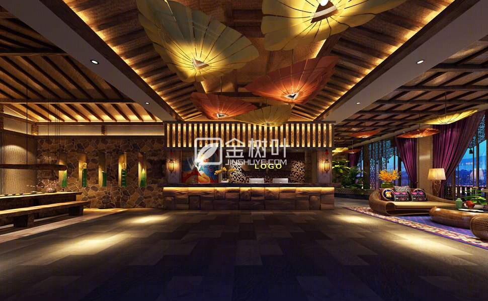 民族酒店设计-金树叶                     -1