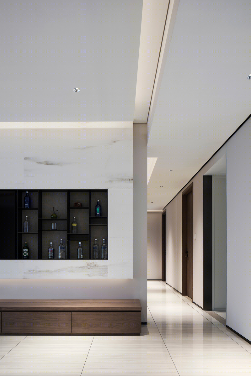 181m²现代极简主义婚房-17