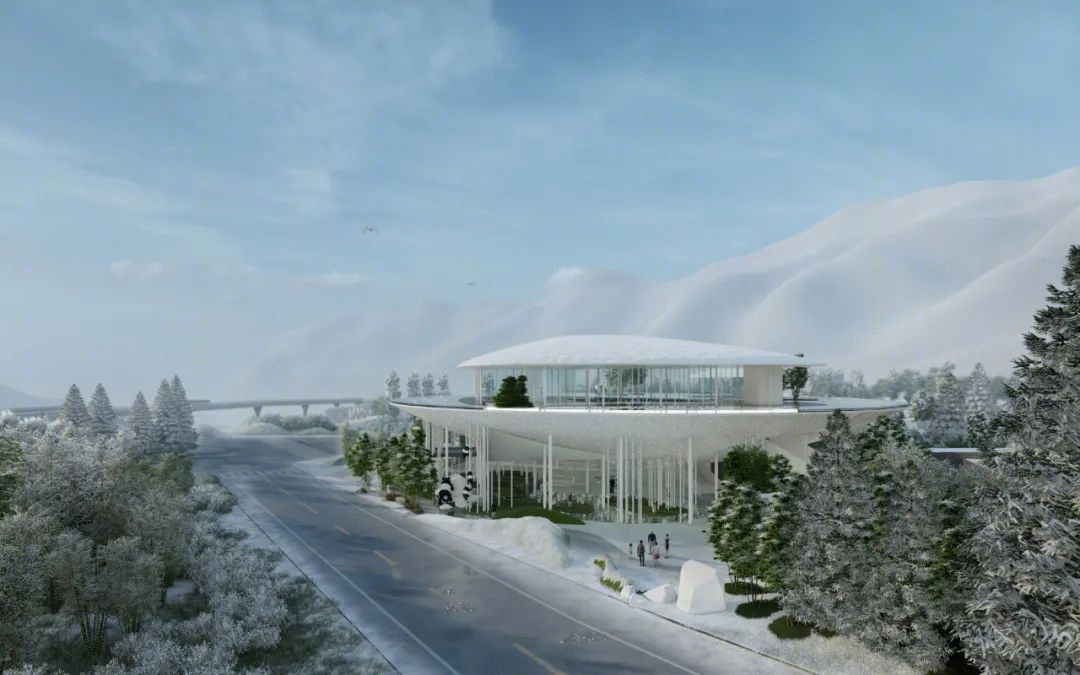 熊猫主题的“卧云台”丨中国四川丨小隐建筑-43