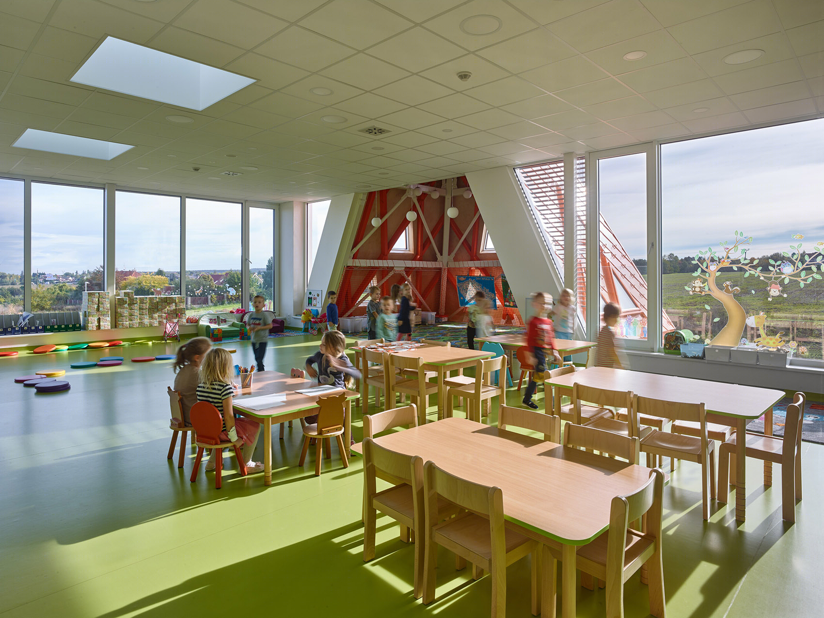 捷克 Větrník 幼儿园丨Architektura-36