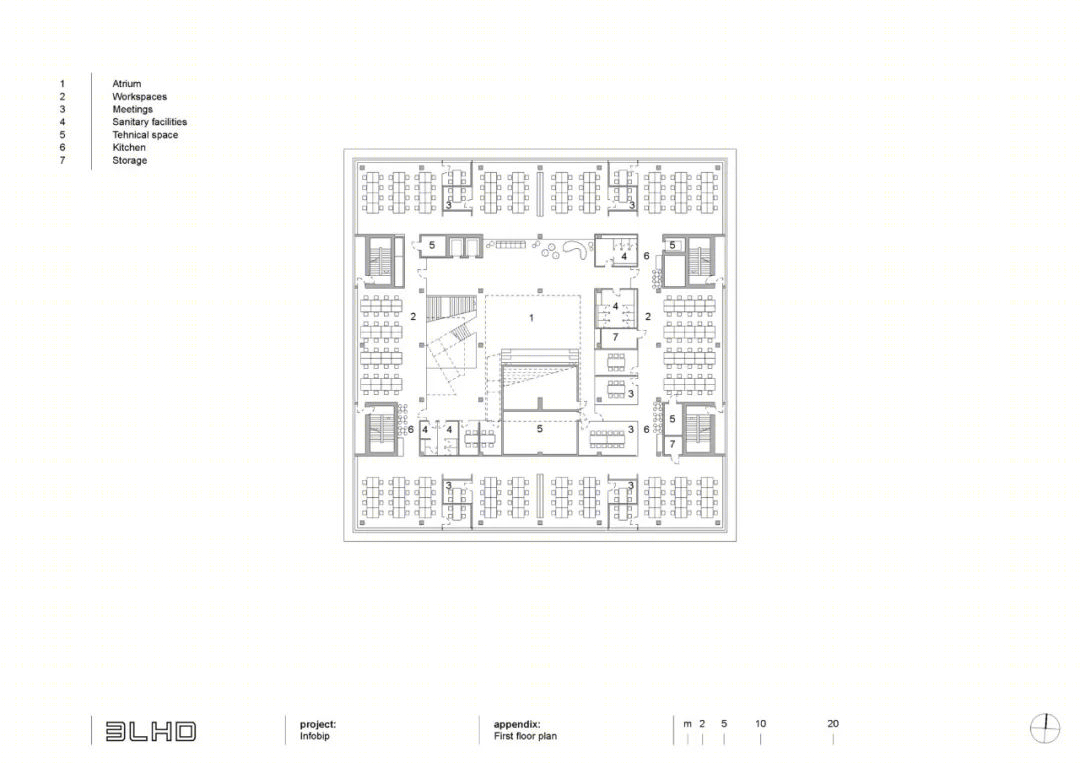 自给自足的有机体 · 克罗地亚 Infobip 混合建筑丨3LHD-42