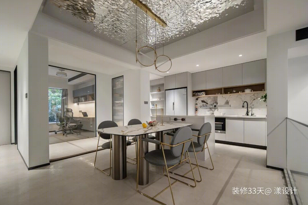 深圳南山区 150 平现代轻奢质感错层三室丨中国深圳丨漾设计（深圳）-25