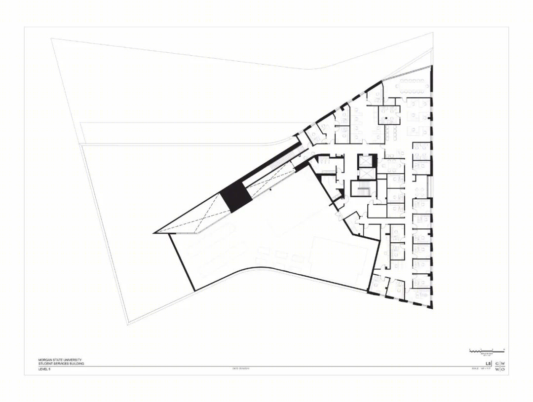 摩根州立大学学生服务中心丨美国巴尔的摩丨Teeple Architects与GWWO Architects合作-61