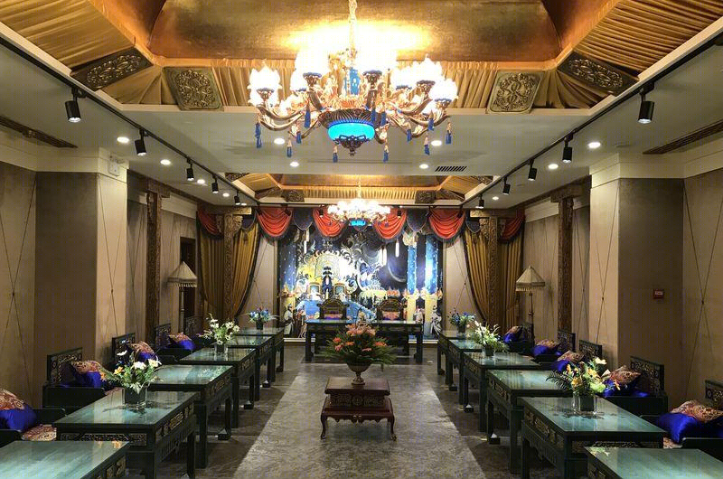蒙古宫廷风餐厅设计案例解析-24