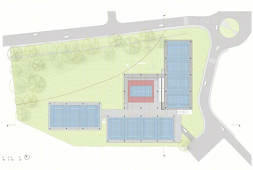 悬浮发光的球拍俱乐部丨葡萄牙里斯本丨saboia + ruiz arquitetos-25